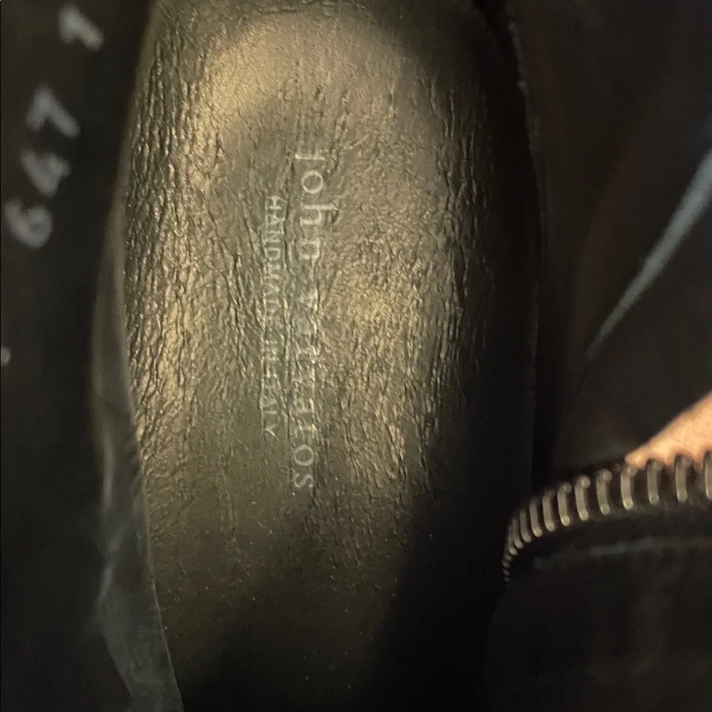 John Varvatos 315 Men’s Leather Side Zip Boots, Size 11 (Reddish Brown) - Picture 7 of 8